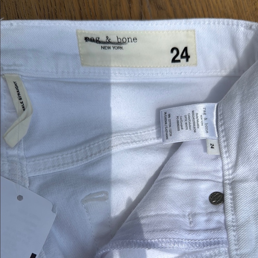 Rag & Bone Classic White Denim